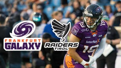 American Football: Frankfurt Galaxy gegen Raiders Tirol Re-Live