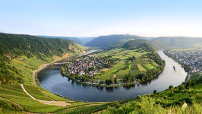 Die Mosel bei Trier Die Mosel bei Trier