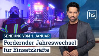 hessenschau: Fordernder Jahreswechsel für Einsatzkräfte | hessenschau vom 01.01.2026