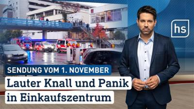 hessenschau: Lauter Knall und Panik in Einkaufszentrum hessenschau vom 01.11.2025