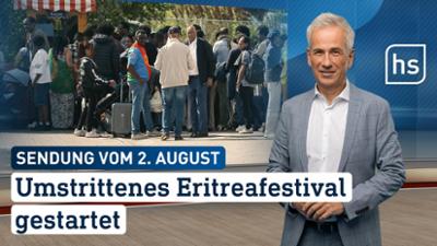 hessenschau: Umstrittenes Eritreafestival gestartet hessenschau vom 02.08.2025 hessenschau: Umstrittenes Eritreafestival gestartet hessenschau vom 02.08.2025