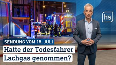 hessenschau: Hatte der Todesfahrer Lachgas genommen? hessenschau vom 15.07.2025 hessenschau: Hatte der Todesfahrer Lachgas genommen? hessenschau vom 15.07.2025