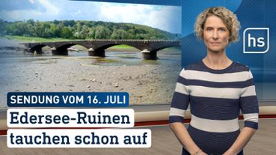 hessenschau: Edersee-Ruinen tauchen schon auf hessenschau vom 16.07.2026