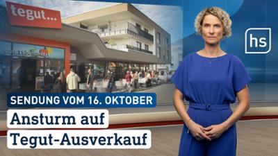 hessenschau: Ansturm auf Tegut-Ausverkauf hessenschau vom 16.10.2026