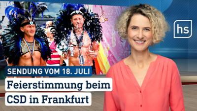 hessenschau: Feierstimmung beim CSD in Frankfurt hessenschau vom 18.07.2026