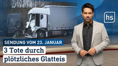 hessenschau: Unfallserie auf der A44 hessenschau vom 23.01.2026