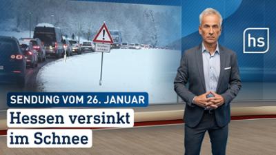 hessenschau: Hessen versinkt im Schnee hessenschau vom 26.01.2026