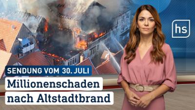 hessenschau: Millionenschaden nach Altstadtbrand hessenschau vom 30.07.2026