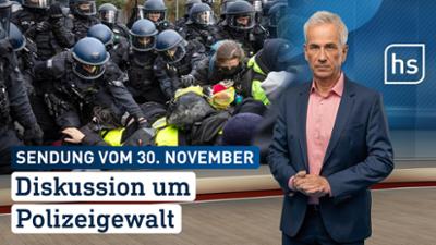 hessenschau: Diskussion um Polizeigewalt hessenschau vom 30.11.2025