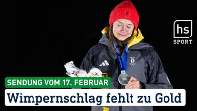hessenschau Sport: Wimpernschlag fehlt zu Gold hessenschau Sport vom 17.02.2026