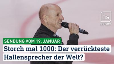 hessenschau Sport: Storch mal 1000: Der verrückteste Hallensprecher der Welt? hessenschau Sport vom 19.01.2026