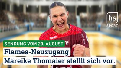 hessenschau Sport: Flames-Neuzugang Mareike Thomaier stellt sich vor hessenschau Sport vom 20.08.2025