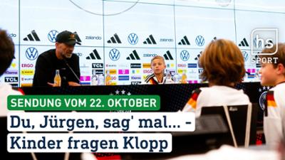 hessenschau Sport: Du, Jürgen, sag' mal... - Kinder fragen Klopp hessenschau Sport