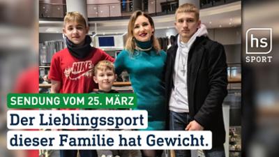 hessenschau Sport: Der Lieblingssport dieser Familie hat Gewicht. hessenschau Sport vom 25.03.2026
