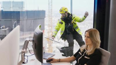 Inside Skyline Frankfurt: Die Fassadenkletterer vom Omniturm