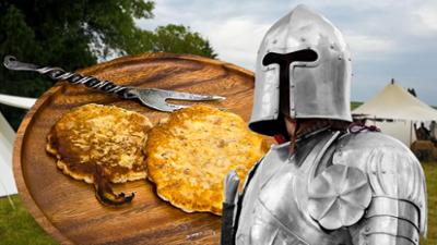 Lagerküche wie im Mittelalter