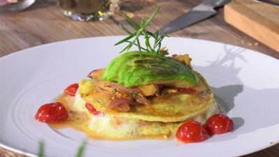 Mit Herz am Herd: Omelette mit Spargel