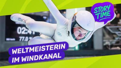 Story Time: Weltmeisterin: Bleibt Jule im Indoor-Skydiving die Beste?