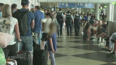 Achtung Kontrolle: Ferienstart am Münchener Flughafen - Achtung Kontrolle aktuell