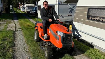 Achtung Kontrolle: Thema u.a.: Ruhe und Ordnung auf dem Campingplatz!