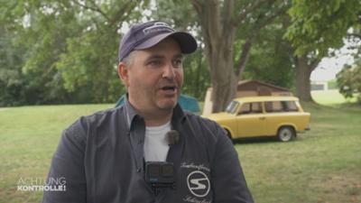 Achtung Kontrolle: Veranstalter Marko Gurr - IFA- und Ostmobiletreffen in Biere