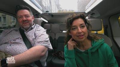 Quiz Taxi: Promis im Quiz Taxi: Thomas Hackenberg kutschiert bekannte KollegInnen