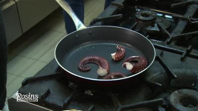 Rosins Restaurants: So wird "Gebratener Pulpo mit Pfannengemüse" zubereitet Rosins Restaurants: So wird "Gebratener Pulpo mit Pfannengemüse" zubereitet