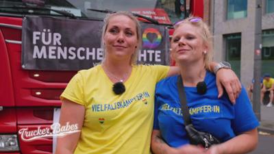 Trucker Babes - 400 PS in Frauenhand: Party-Time für Trucker Babe Manu am Kölner CSD Trucker Babes - 400 PS in Frauenhand: Party-Time für Trucker Babe Manu am Kölner CSD
