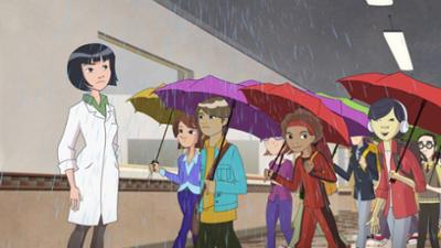 4 1/2 Freunde: 1. Der Typ mit dem Regenschirm