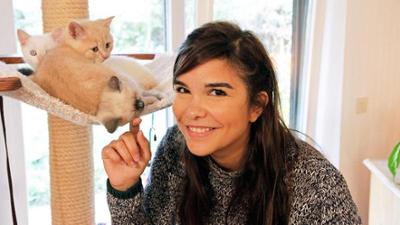 Anna, Nina, Pia und die Haustiere: Britisch Kurzhaar Katze