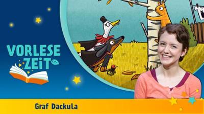 Baumhaus: Anni liest das Kinderbuch: "Graf Dackula"