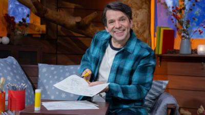 Baumhaus: Fensterbild im Winter basteln bei MACH MiT! - Montag