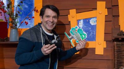 Baumhaus: Fensterbild im Winter basteln bei MACH MiT! - Freitag