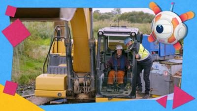 CHECK IN - Marinas Rätsel-Abenteuer: Riesenbagger für den Naturschutz