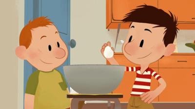 Der kleine Nick und die Ferien: Papas Abendessen