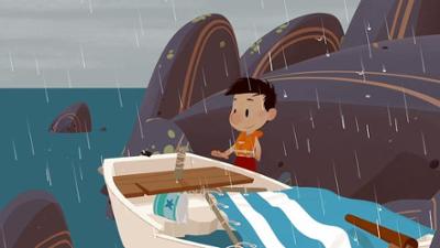 Der kleine Nick und die Ferien: Schiffbruch