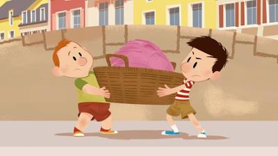 Der kleine Nick und die Ferien: Großwaschtag