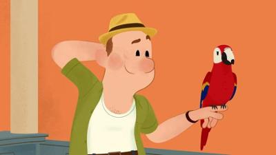 Der kleine Nick und die Ferien: Der Papagei