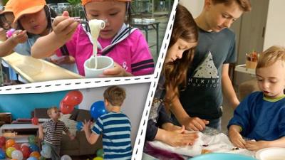 ENE MENE BU: Wir filzen Bälle, spielen mit Luftballons und fischen Nudeln