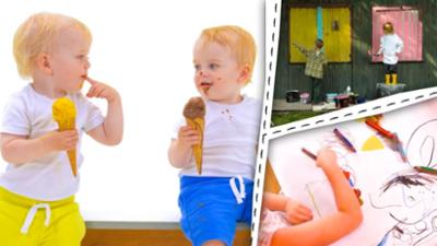 ENE MENE BU: Lecker Eis: Wir essen und malen Eis und bauen eine Eisdiele