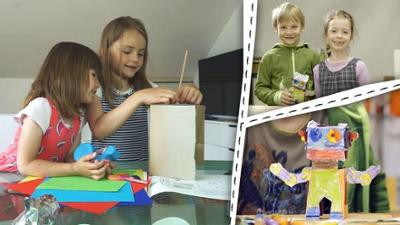 ENE MENE BU: Wir basteln und malen Roboter und machen den Roboter-Tanz