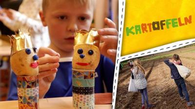 ENE MENE BU: Kartoffeln - Kartoffelpuffer, Kartoffelkönige und Stempel