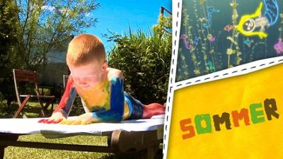 ENE MENE BU: Es ist Sommer! Körperabdruck, baden gehen und Schneckenwitz