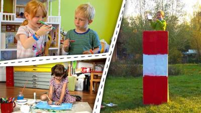 ENE MENE BU: Wir malen einen Karnevalswagen und schminken uns als Clown