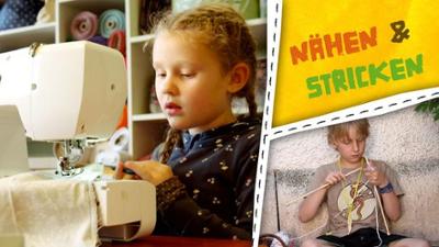 ENE MENE BU: Nähen und Stricken - Lavendelkissen und Geldbeutel