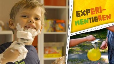 ENE MENE BU: Wir machen Experimente mit Rasierschaum und Luftballons