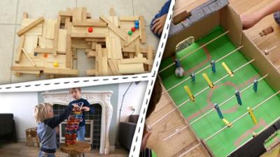 ENE MENE BU: Tischkicker und Kugelbahn bauen