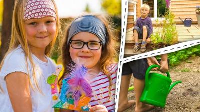 ENE MENE BU: Sommer im Garten - wir pflanzen und basteln eine Schnecke