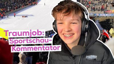 KiKA LIVE: Maxis Tag als Skisprung-Kommentator