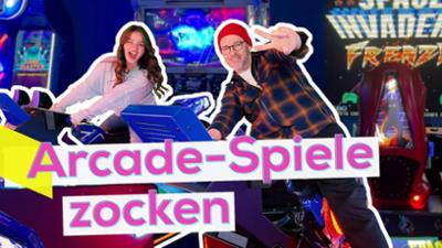 KiKA LIVE: Sarah und Ben checken Arcade-Spiele / Teil 1